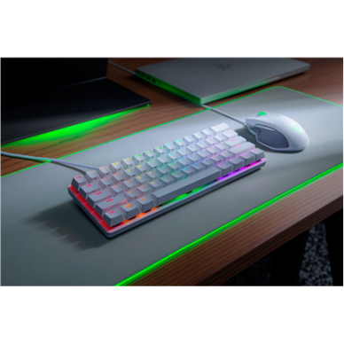 Razer | Huntsman Mini | Gaming keyboard | RGB LED light | US | Mercury White | Wired 3