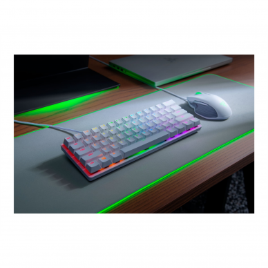 Razer | Huntsman Mini | Gaming keyboard | RGB LED light | US | Mercury White | Wired 6