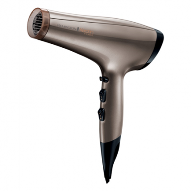 Remington | Hair Dryer | AC8002 | 2200 W | Number of temperature settings 3 | Ionic function | Diffuser nozzle | Brown/Black 1